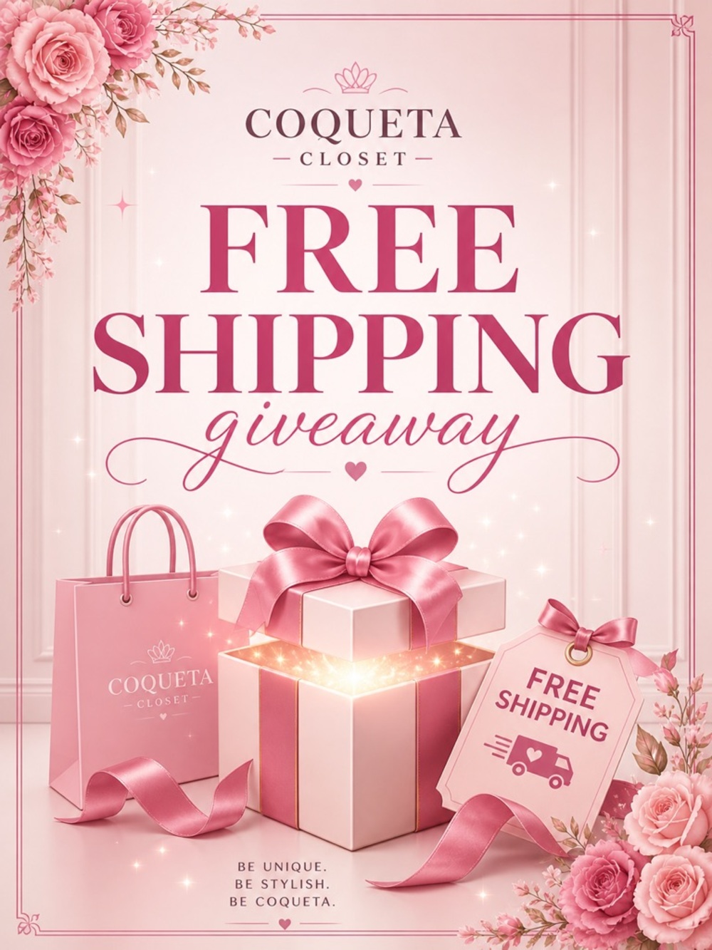 Coqueta Closet 📦 FREE SHIPPING GIVEAWAY 🎀